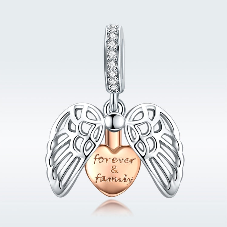 Il ciondolo in argento sterling 925 può aprire per sempre il fascino della casa, accessorio per braccialetto fai da te, SCC1299