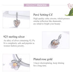 Il ciondolo in argento sterling 925 può aprire per sempre il fascino della casa, accessorio per braccialetto fai da te, SCC1299