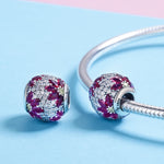 Accessori con perline fai da te con ciondolo a molla con perline in argento sterling 925, SCC570
