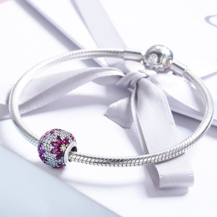Accessori con perline fai da te con ciondolo a molla con perline in argento sterling 925, SCC570