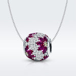 Accessori con perline fai da te con ciondolo a molla con perline in argento sterling 925, SCC570