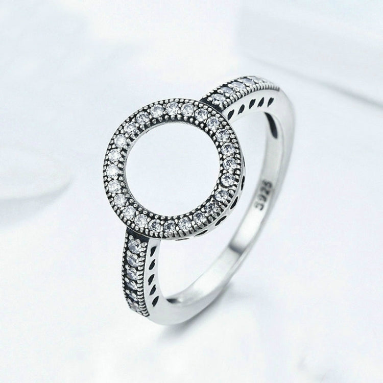 Anello intarsiato da donna in argento sterling S925, 5, 6, 7, 8, 9