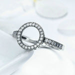 Anello intarsiato da donna in argento sterling S925, 5, 6, 7, 8, 9