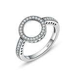 Anello intarsiato da donna in argento sterling S925, 5, 6, 7, 8, 9