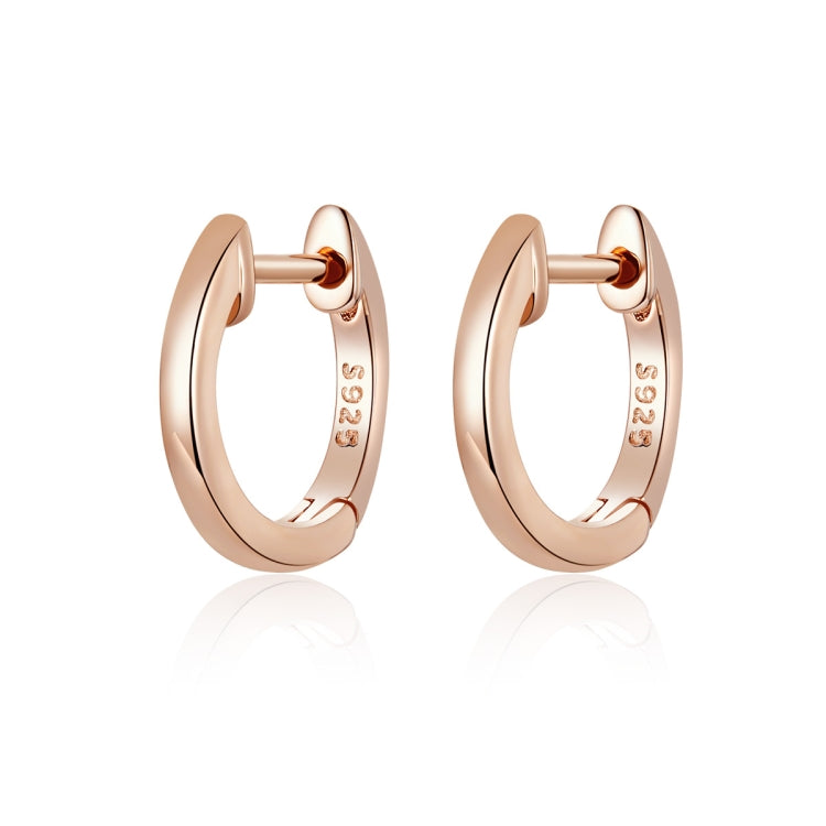 Orecchini semplici Orecchini in argento sterling S925 Fibbie per orecchie, Rose Gold, Silver, Gold