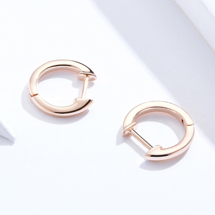 Orecchini semplici Orecchini in argento sterling S925 Fibbie per orecchie, Rose Gold, Silver, Gold