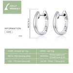 Orecchini semplici Orecchini in argento sterling S925 Fibbie per orecchie, Rose Gold, Silver, Gold