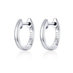 Orecchini semplici Orecchini in argento sterling S925 Fibbie per orecchie, Rose Gold, Silver, Gold