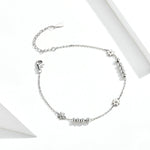 Bracciale a forma di pianta con margherita in argento sterling S925, SCB146