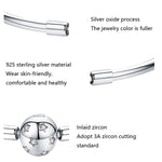 Bracciale con perline fai-da-te con stella in argento sterling S925, 17cm, 19cm