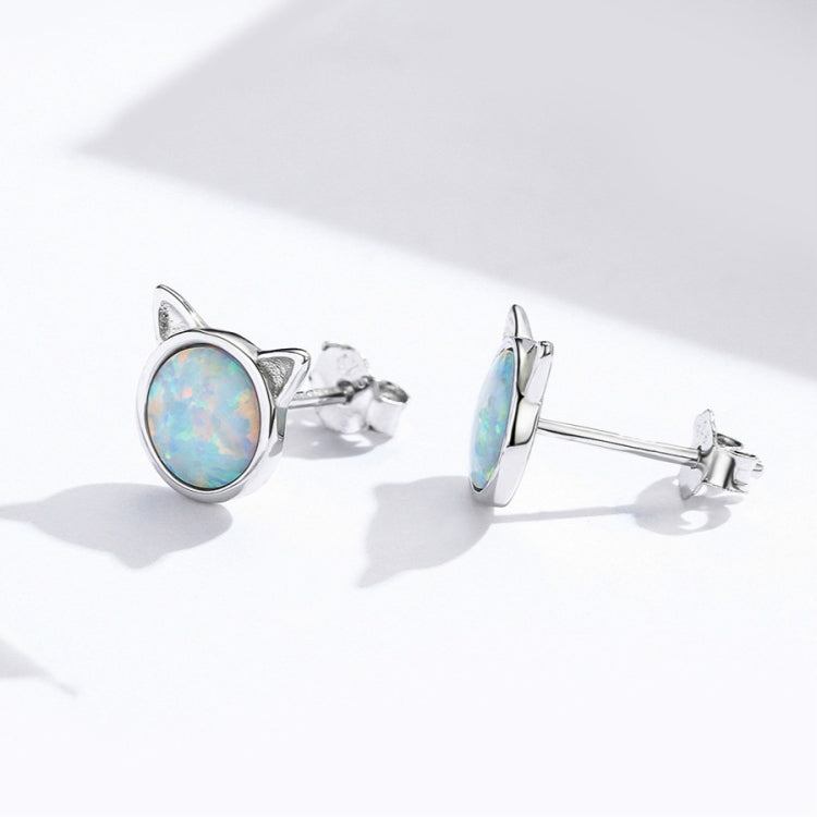 Orecchini fai da te Orecchini in argento sterling con gatti Orecchini con zirconi