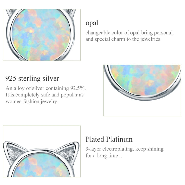 Orecchini fai da te Orecchini in argento sterling con gatti Orecchini con zirconi