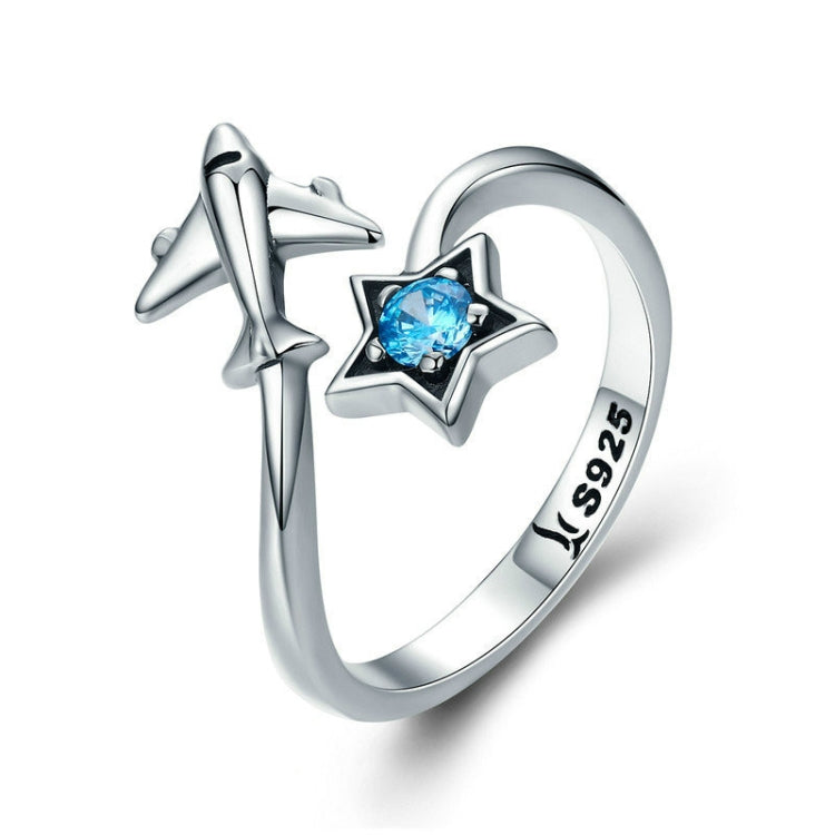 Anello in argento sterling S925 femminile aperto SCR322