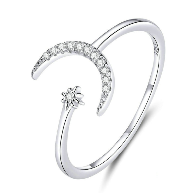 Anello aperto lunare in argento sterling S925 donna