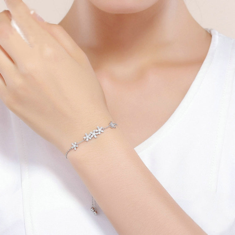 Bracciale in argento sterling S925 Daisy Lady, SCB084