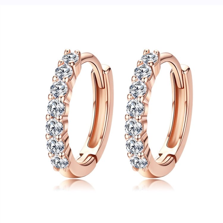 Orecchini di gioielli in argento sterling S925 Orecchini con zirconi intarsiati