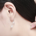 Orecchini in argento sterling Naughty Cat S925, SCE073
