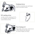 Anello aperto in argento sterling S925 Anello con ratto zodiacale di Capodanno, SCR632