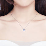 Perline sciolte del braccialetto fai da te con perline di zirconi in argento sterling S925, SCC1153