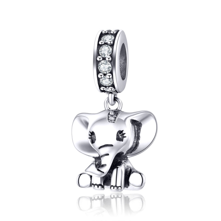 Accessori per bracciale fai da te con ciondolo elefante animale in argento sterling S925