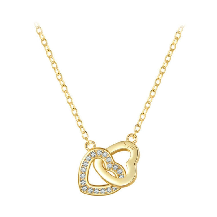 Collana da donna in argento sterling Love S925, SCN181, SCN181 (Gold)