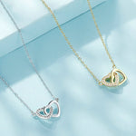 Collana da donna in argento sterling Love S925, SCN181, SCN181 (Gold)
