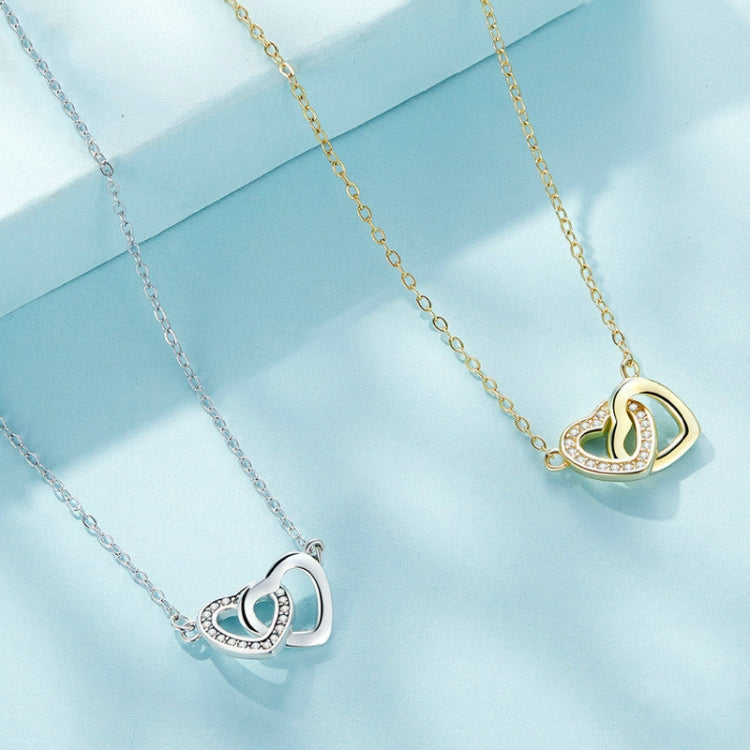 Collana da donna in argento sterling Love S925, SCN181, SCN181 (Gold)