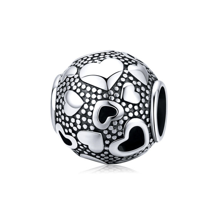 Accessori per gioielli braccialetto fai da te con perline rotonde in argento sterling S925 con perline vintage amore