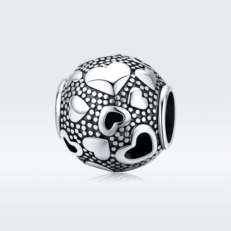 Accessori per gioielli braccialetto fai da te con perline rotonde in argento sterling S925 con perline vintage amore
