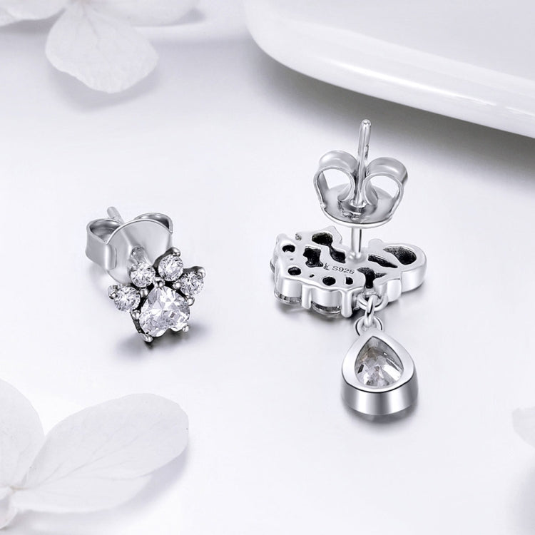 Orecchini femminili con orecchini retrò in argento sterling S925, SCE424