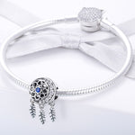Accessori per braccialetti con perline fai da te in argento sterling S925 con motivo cavo, SCC718