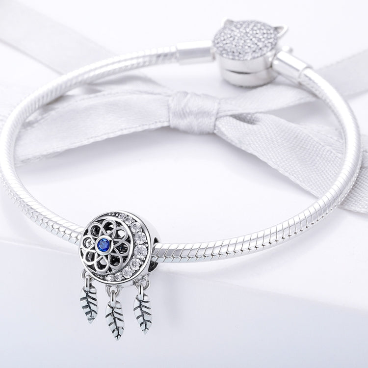 Accessori per braccialetti con perline fai da te in argento sterling S925 con motivo cavo, SCC718