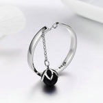 Anello con perla aperta in argento sterling S925, SCR314