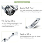 Anello con perla aperta in argento sterling S925, SCR314