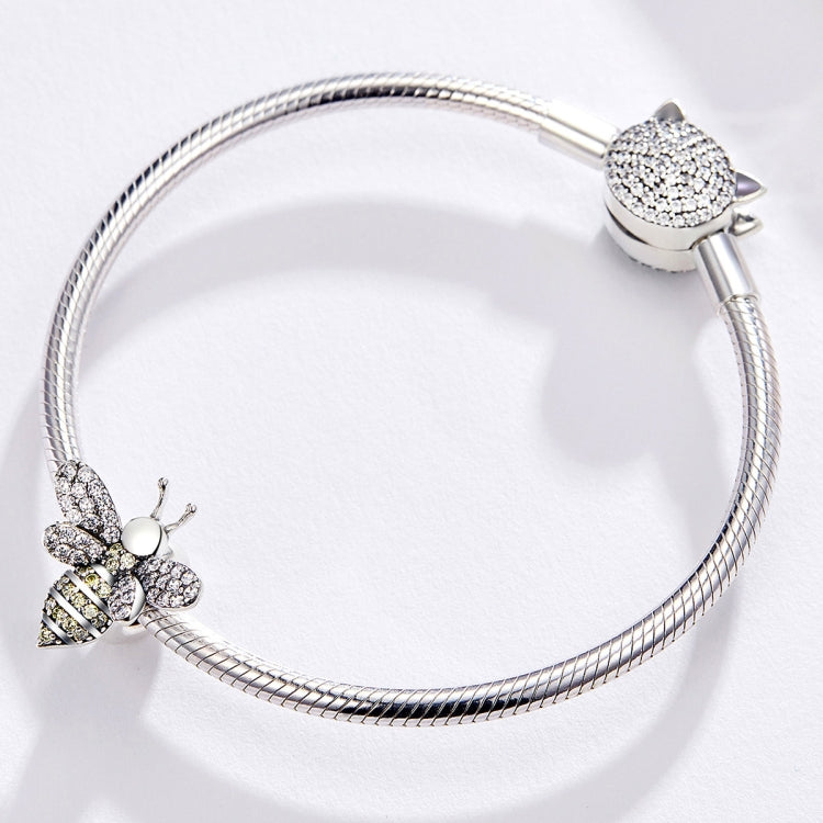 Accessori per gioielli con perline braccialetto ape fai da te in argento sterling S925, SCC1194