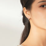 Orecchini semplici Orecchini a stella in argento sterling S925, SCE873