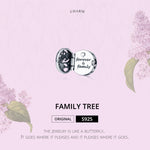 Accessori per bracciale fai da te con perline apribili in argento sterling S925 con albero genealogico della vita, SCC1259