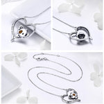 Simpatica collana da donna in argento sterling Koala S925, SCN256