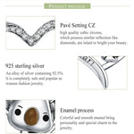 Simpatica collana da donna in argento sterling Koala S925, SCN256