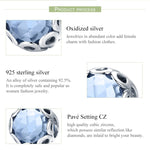 Accessori per bracciale con perline sciolte in argento sterling S925, SCC755
