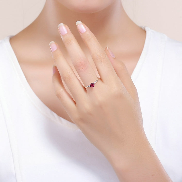 Anello in argento sterling S925 con battito cardiaco