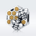 Accessori per braccialetti con perline fai-da-te Accessori per perline per alveare personalizzati in argento sterling S925