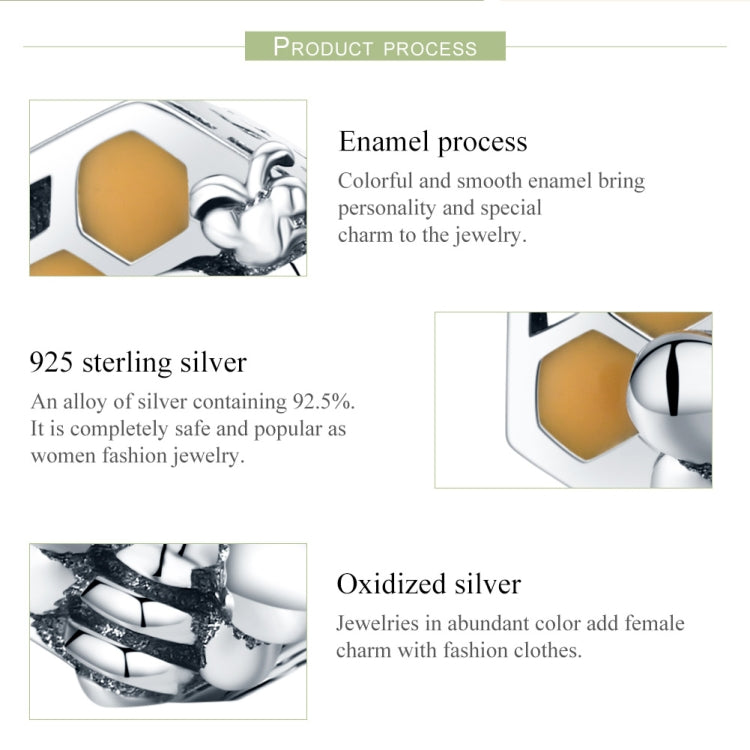 Accessori per braccialetti con perline fai-da-te Accessori per perline per alveare personalizzati in argento sterling S925