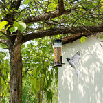 Mangiatoia per uccelli da esterno sospesa da 2 pezzi, Automatic Bird Feeder