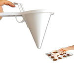 7 pz. Imbuto per glassa di crema al burro, porzione portatile, tazza, torta, dispenser per cioccolato