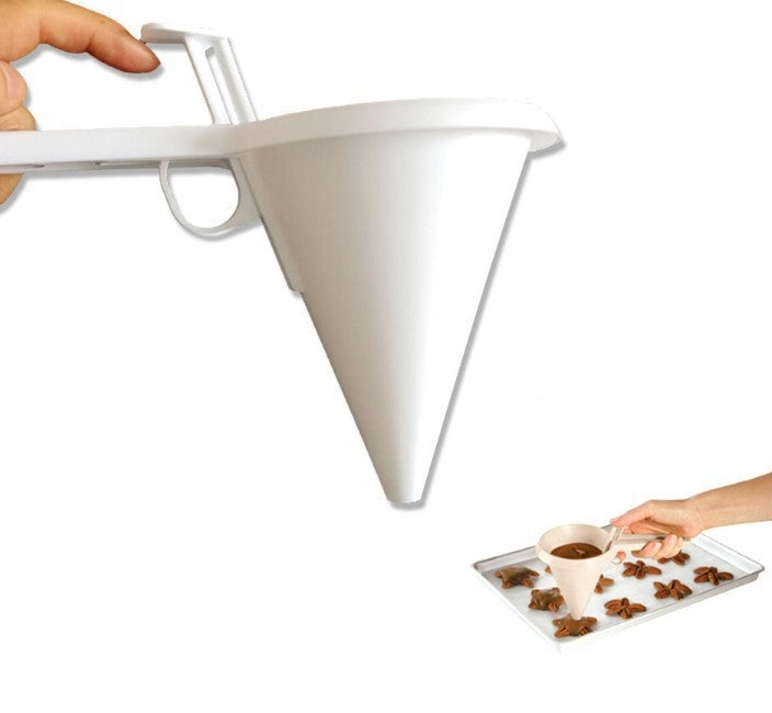 7 pz. Imbuto per glassa di crema al burro, porzione portatile, tazza, torta, dispenser per cioccolato