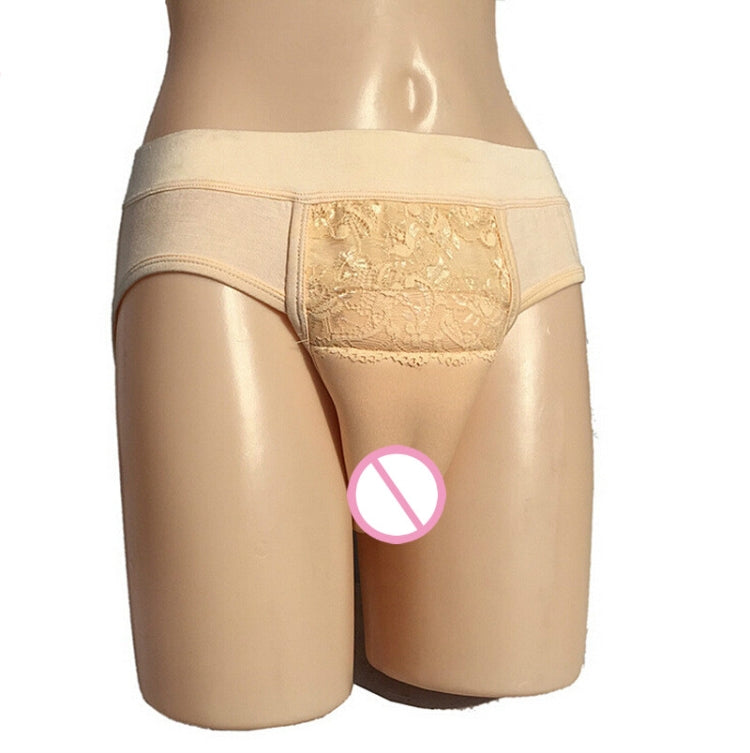 CD Pseudo-ragazza Intimo Travestimento maschile Donna Pantaloni inferiori nascosti del corpo Intimo incrociato, S, M, L, XL, XXL