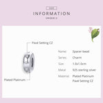 Accessori per bracciale fai da te con perline in argento sterling S925