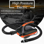 Pompa ad aria elettrica ad alta pressione per auto da barca gonfiabile per canoa SUP Surf Paddle Board, HT-782, HT-782 + Battery Folder