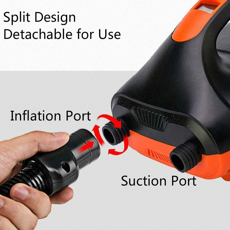Pompa ad aria elettrica ad alta pressione per auto da barca gonfiabile per canoa SUP Surf Paddle Board, HT-782, HT-782 + Battery Folder